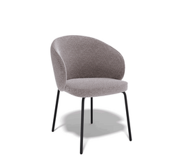 Дизайнерский стул Lucky букле капучино | Интернет магазин мебели и декора LifeDekor