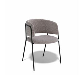 Дизайнерский стул Dragon букле капучино | Интернет магазин мебели и декора LifeDekor