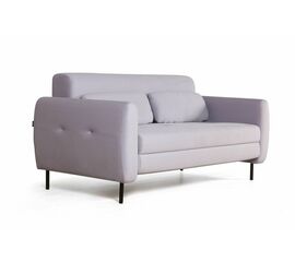 Siena диван-кровать прямой с подлокотниками, бархат 04 | Интернет магазин мебели и декора LifeDekor