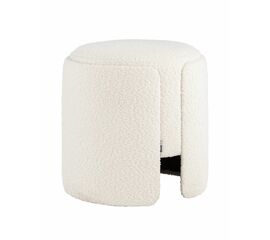 Пуф Taks букле белый | Интернет магазин мебели и декора LifeDekor