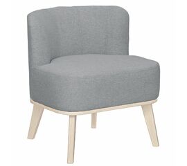 Кресло Жирон ткань серый, каркас лак | Интернет магазин мебели и декора LifeDekor