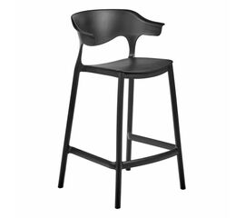 Стул полубарный Forma, чёрный | Интернет магазин мебели и декора LifeDekor