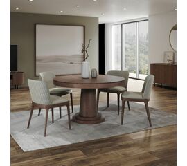 Стол круглый обеденный Bilbo (110+40) | Интернет магазин мебели и декора LifeDekor