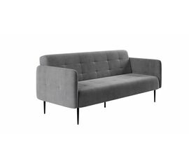 Monaco диван-кровать прямой с подлокотниками, трехместный, бархат 03 | Интернет магазин мебели и декора LifeDekor