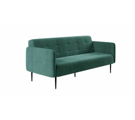 Monaco диван-кровать прямой с подлокотниками, трехместный, бархат 87 | Интернет магазин мебели и декора LifeDekor