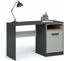 Стол «Квадро» 120, Антрацит/Белый/Дуб эндгрейн/Шиншилла | Интернет магазин мебели и декора LifeDekor