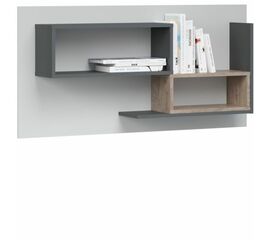 Полка «Квадро» 120, Антрацит/Дуб эндгрейн/Шиншилла | Интернет магазин мебели и декора LifeDekor