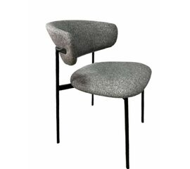 Дизайнерский стул Palermo букле серый | Интернет магазин мебели и декора LifeDekor