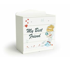 Комод "Девочки", Белый шёлк | Интернет магазин мебели и декора LifeDekor