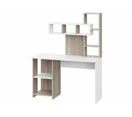Компьютерный стол Эфес дуб крафт серый / белый | Интернет магазин мебели и декора LifeDekor