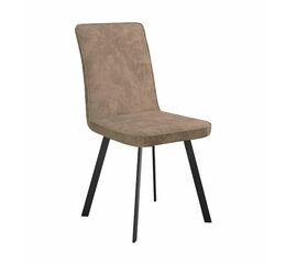 Стул DikLine 208 AN4 капучино, ножки черные | Интернет магазин мебели и декора LifeDekor