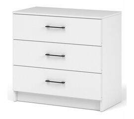Комод «Чикаго» 3ящ, белый | Интернет магазин мебели и декора LifeDekor