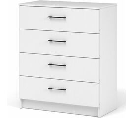 Комод «Чикаго» 4ящ, белый | Интернет магазин мебели и декора LifeDekor
