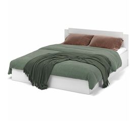 Кровать «Чикаго» 160 с ламелями, белый | Интернет магазин мебели и декора LifeDekor