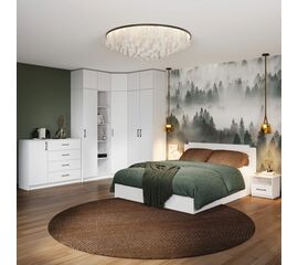 Спальня «Чикаго» Вайт, белый | Интернет магазин мебели и декора LifeDekor