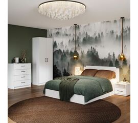 Спальня «Чикаго» 2д Вайт, белый | Интернет магазин мебели и декора LifeDekor