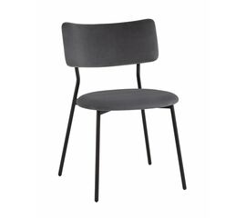 Стул Амелия велюр темно-серый | Интернет магазин мебели и декора LifeDekor