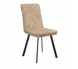 Стул DikLine 208 AN18 бежевый, ножки черные | Интернет магазин мебели и декора LifeDekor