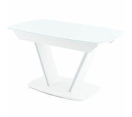 Стол «Дрезден» 130x80 стекло, белый | Интернет магазин мебели и декора LifeDekor
