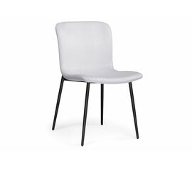 Стул на металлокаркасе Игон серый / черный муар | Интернет магазин мебели и декора LifeDekor