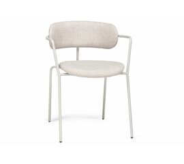 Стул на металлокаркасе Маки бежеваый / серый матовый | Интернет магазин мебели и декора LifeDekor