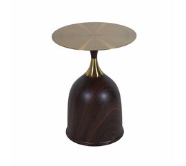 Кофейный столик Stupa 40x54см, металл под дерево | Интернет магазин мебели и декора LifeDekor