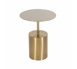 Кофейный столик Solid диам.40см x 58см, золотой, металл | Интернет магазин мебели и декора LifeDekor