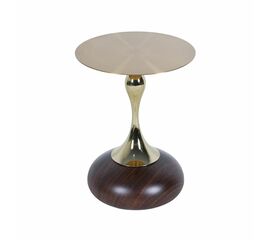 Кофейный столик Angel 40x55см, металл под дерево | Интернет магазин мебели и декора LifeDekor