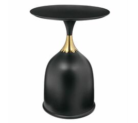 Кофейный столик Stupa 40x54см, чёрный, металл | Интернет магазин мебели и декора LifeDekor