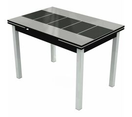 Стол «Шанхай» Каре 110x74см, бело-черный | Интернет магазин мебели и декора LifeDekor