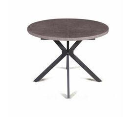Стол круглый Vegas раздвижной (100+40) камень темный | Интернет магазин мебели и декора LifeDekor