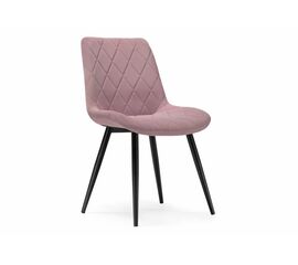 Стул на металлокаркасе Fox black / light purple | Интернет магазин мебели и декора LifeDekor