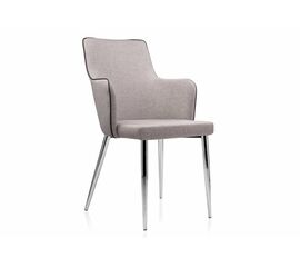 Стул на металлокаркасе Benza beige fabric | Интернет магазин мебели и декора LifeDekor