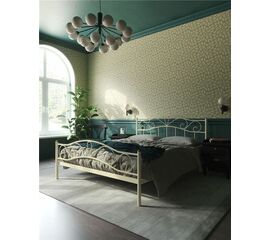 Кровать с изножьем Глэдис  (160х200/ноги металл/цвет Бежевый) | Интернет магазин мебели и декора LifeDekor