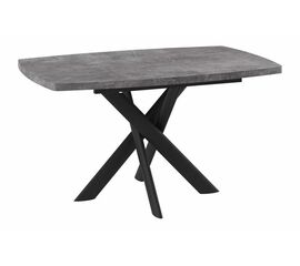 Стол Andres -130 (130/165 х 85 / дымчатая керамика / черный) | Интернет магазин мебели и декора LifeDekor