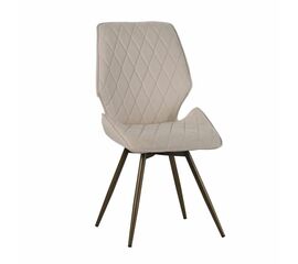 Стул Liam c поворотно-возвратным механизмом, велюр латте/бронза | Интернет магазин мебели и декора LifeDekor