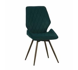 Стул Liam c поворотно-возвратным механизмом, зеленый велюр/бронза | Интернет магазин мебели и декора LifeDekor