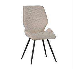 Стул Liam c поворотно-возвратным механизмом, велюр латте/черный | Интернет магазин мебели и декора LifeDekor