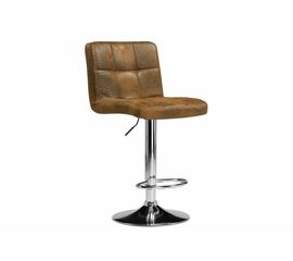 Барный стул Paskal brown / chrome | Интернет магазин мебели и декора LifeDekor