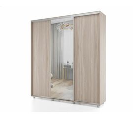 Шкаф-купе PRIME, 177х60х230 Шимо светлый с зеркалом | Интернет магазин мебели и декора LifeDekor