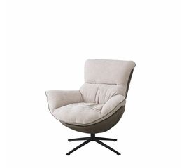Кресло HUG латте, экокожа, шенилл | Интернет магазин мебели и декора LifeDekor