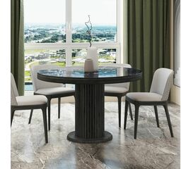 Стол Denver 110, круглый глянец | Интернет магазин мебели и декора LifeDekor