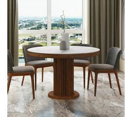 Стол Denver 110, круглый матовый | Интернет магазин мебели и декора LifeDekor