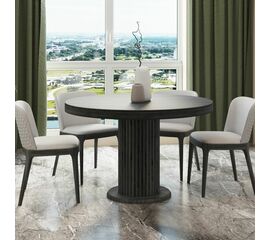 Стол Denver 110, круглый раздвижной, шпон | Интернет магазин мебели и декора LifeDekor