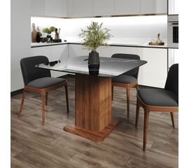 Стол Denver 110, квадрат глянец | Интернет магазин мебели и декора LifeDekor