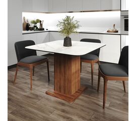 Стол Denver 110, квадрат матовый | Интернет магазин мебели и декора LifeDekor