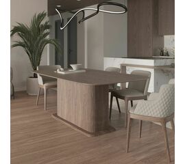 Стол прямоугольный Denver 200, шпон, опора дерево | Интернет магазин мебели и декора LifeDekor