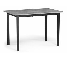Стол деревянный Аркон 110(130)х68х75 бетон / черный | Интернет магазин мебели и декора LifeDekor
