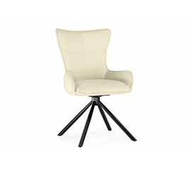 Стул на металлокаркасе Chicago cream / black | Интернет магазин мебели и декора LifeDekor