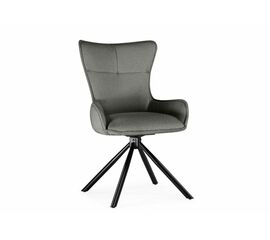 Стул на металлокаркасе Chicago light gray / black | Интернет магазин мебели и декора LifeDekor